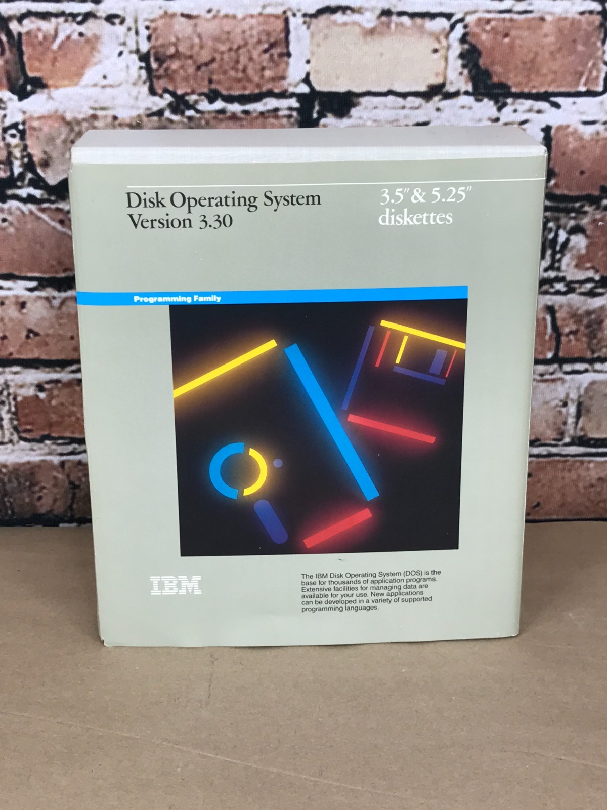 IBM DOS 3.30 Disk Operating System 1987 1st Edition 5.25 Software Disks Untested