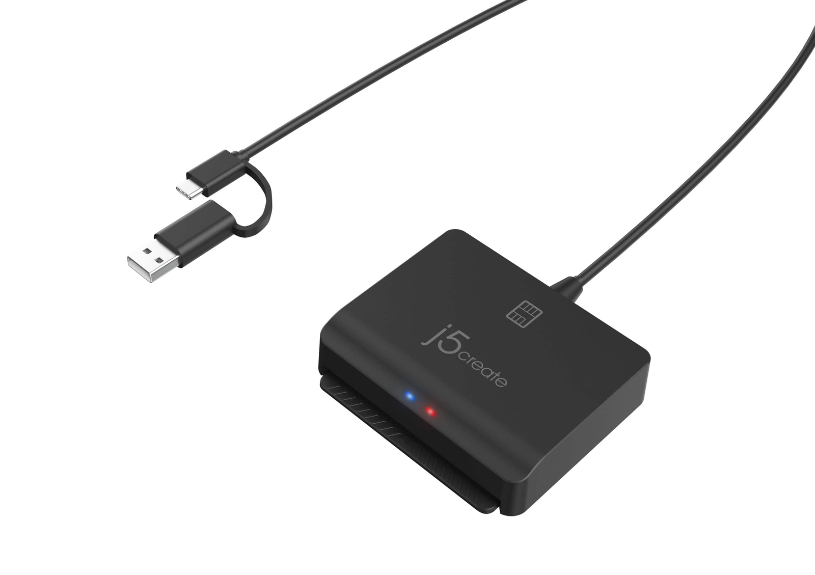 j5create - USBTM Smart Memory Card Reader - Black