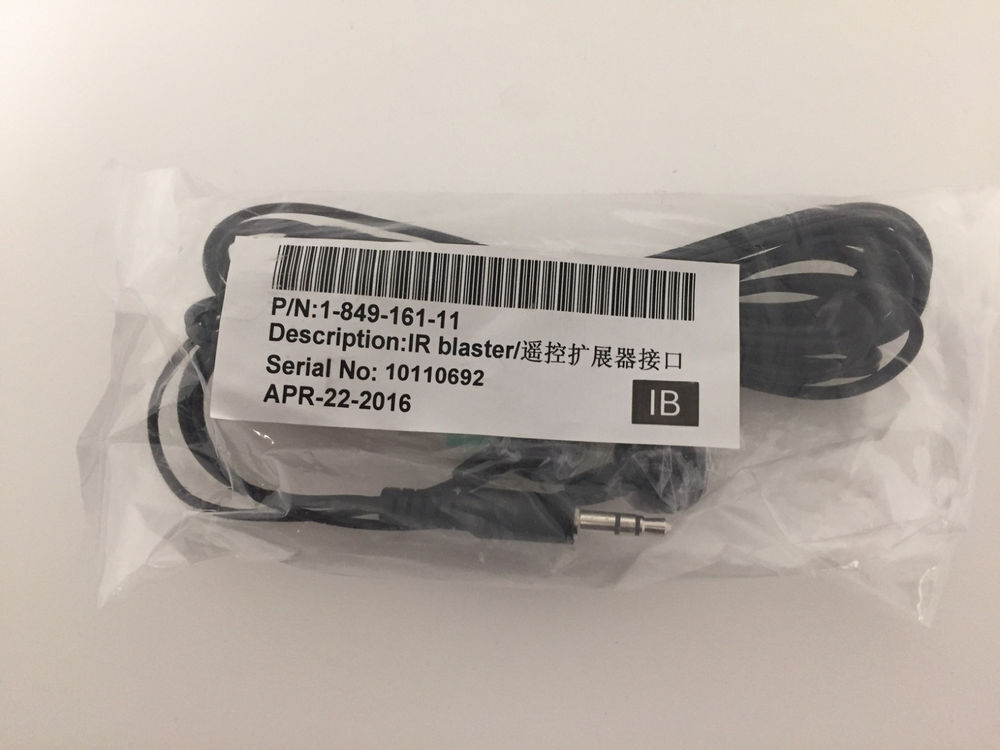 Sony XBR-43X800D IR Blaster Cable  1-849-161-11 / 1-849-161-12 - New