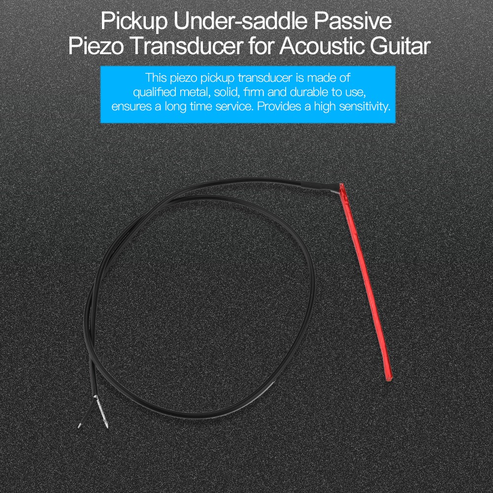 Pickup Under saddle Passive Piezo Transducer for Acoustic Guitar Instrument WT