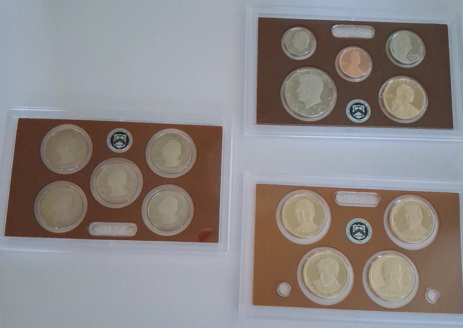 2015 U.S. Mint Proof Set OGP Box & COA 14 Coins Complete Clad Set