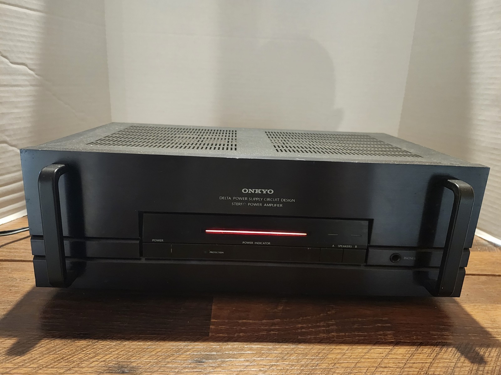 ONKYO M-5140 STEREO POWER AMPLIFIER - AS-IS FOR PARTS OR REPAIR