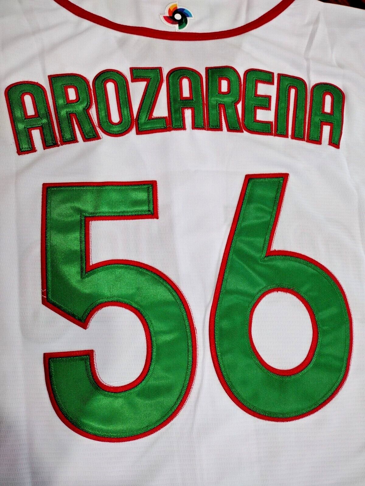 AROZARENA 56 Mexico Baseball EMBROIDERY Jersey