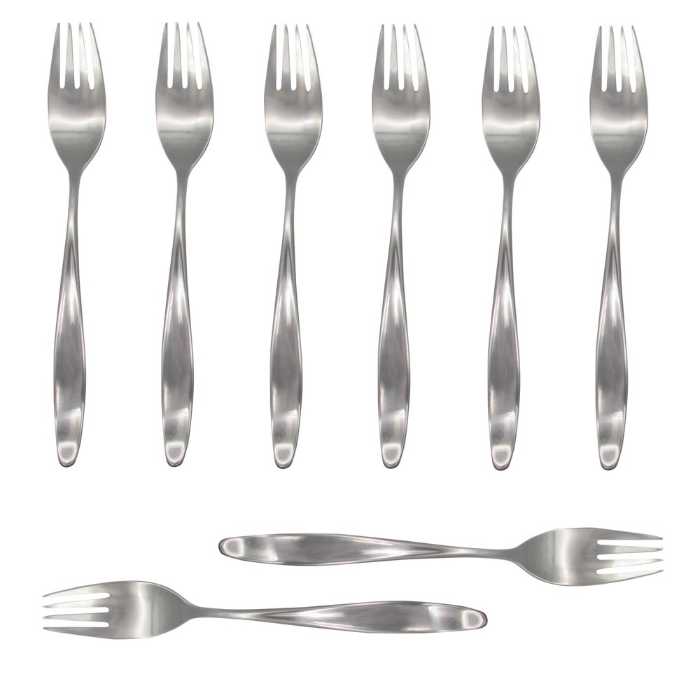 Lauffer Design 2 / Design II 18/8 Stainless Steel Dinner Fork (Set of Eight)