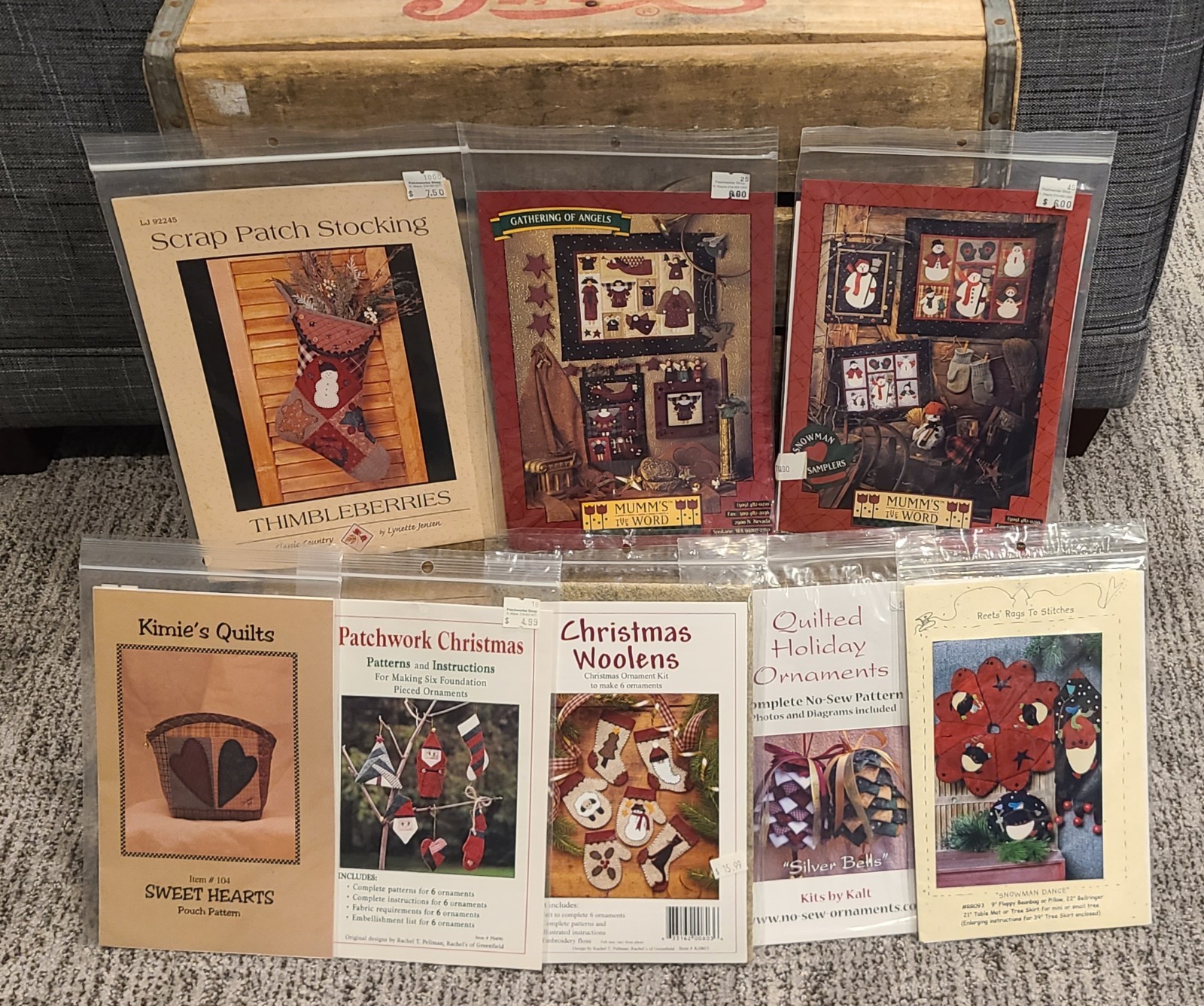 Mumm's The Word, Thimbleberries & More Quilting Patterns - Lot of 8