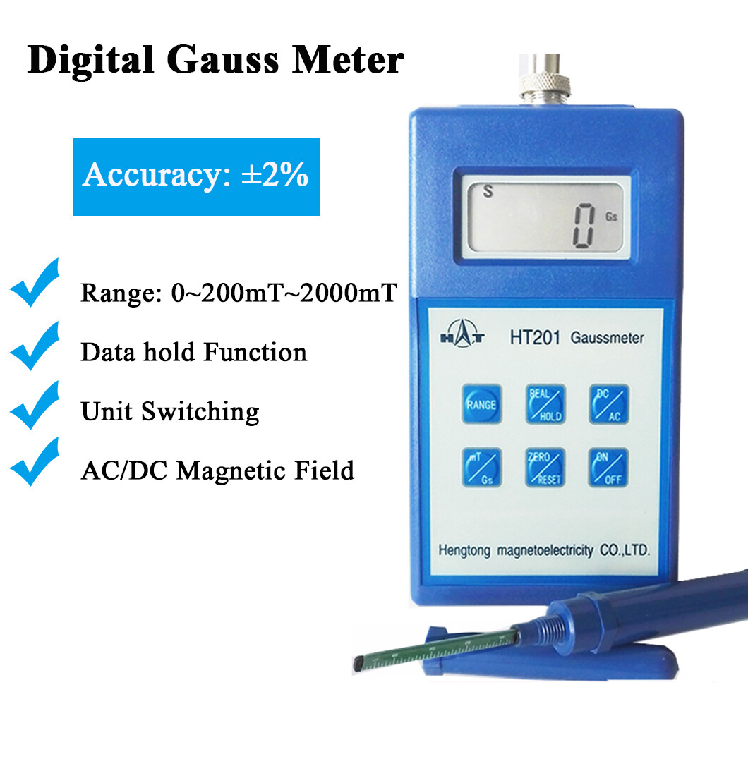AC DC Magnetic Field Tester Tesla Meter Gauss Meter Flux Meter Gaussmeter