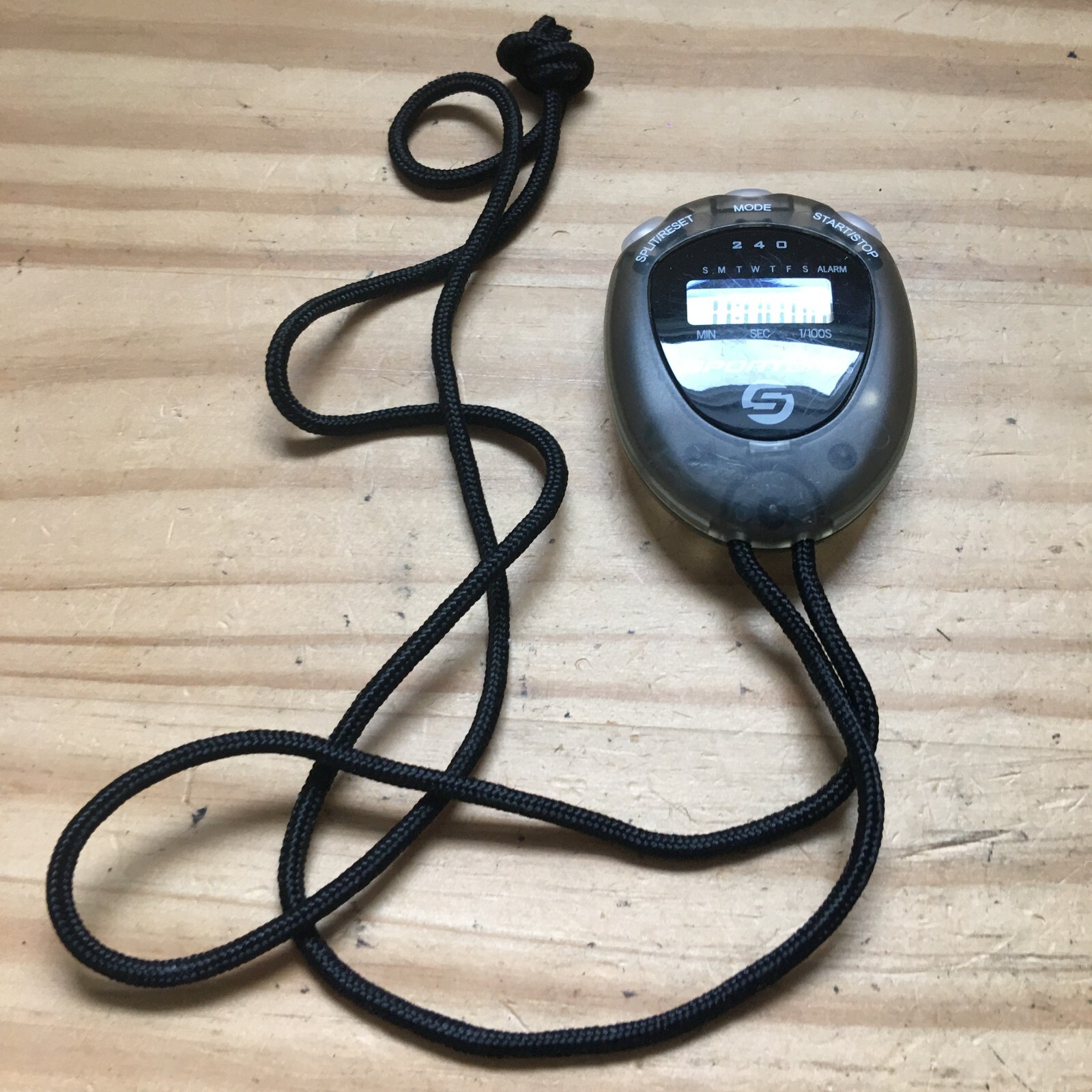 Sportline 240 Econosport Stopwatch Black 3"L x2"W