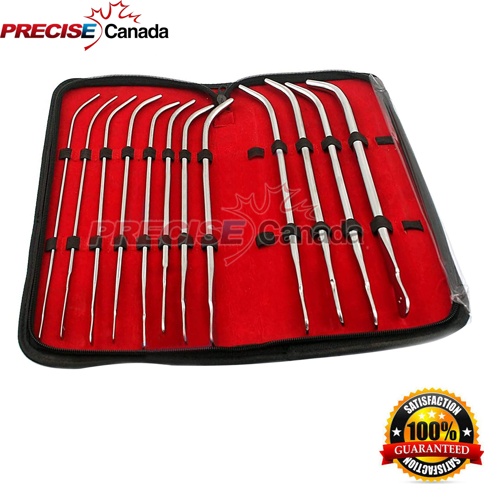 12 Pcs Van Buren Dilator Sounds Sets Ob/Gyn Urology Surgical Instrument