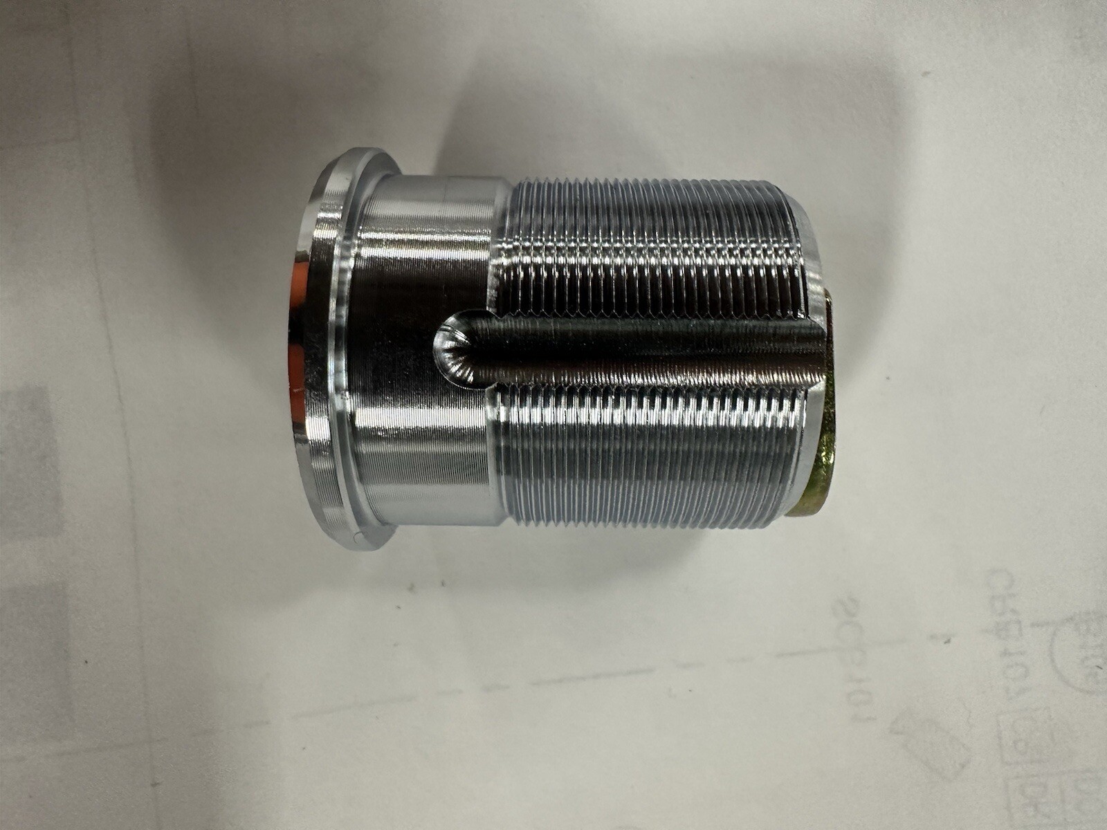 Mortise IC Core Cylinder with Removable Cam, 26d Finish Polished Chrome