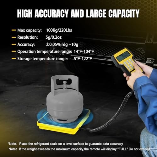 Refrigerant Scale 220LB Digital