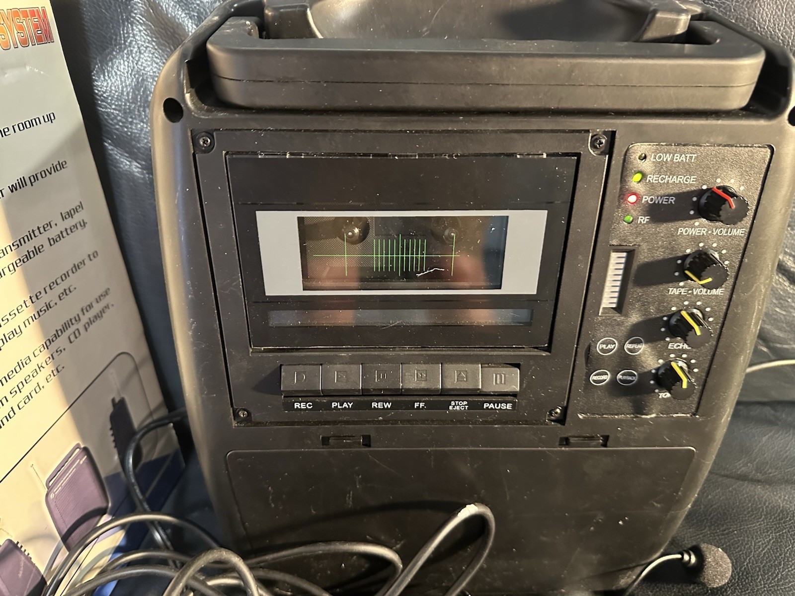 Paw 95 Portable Wireless Amplifier System In Great Shape