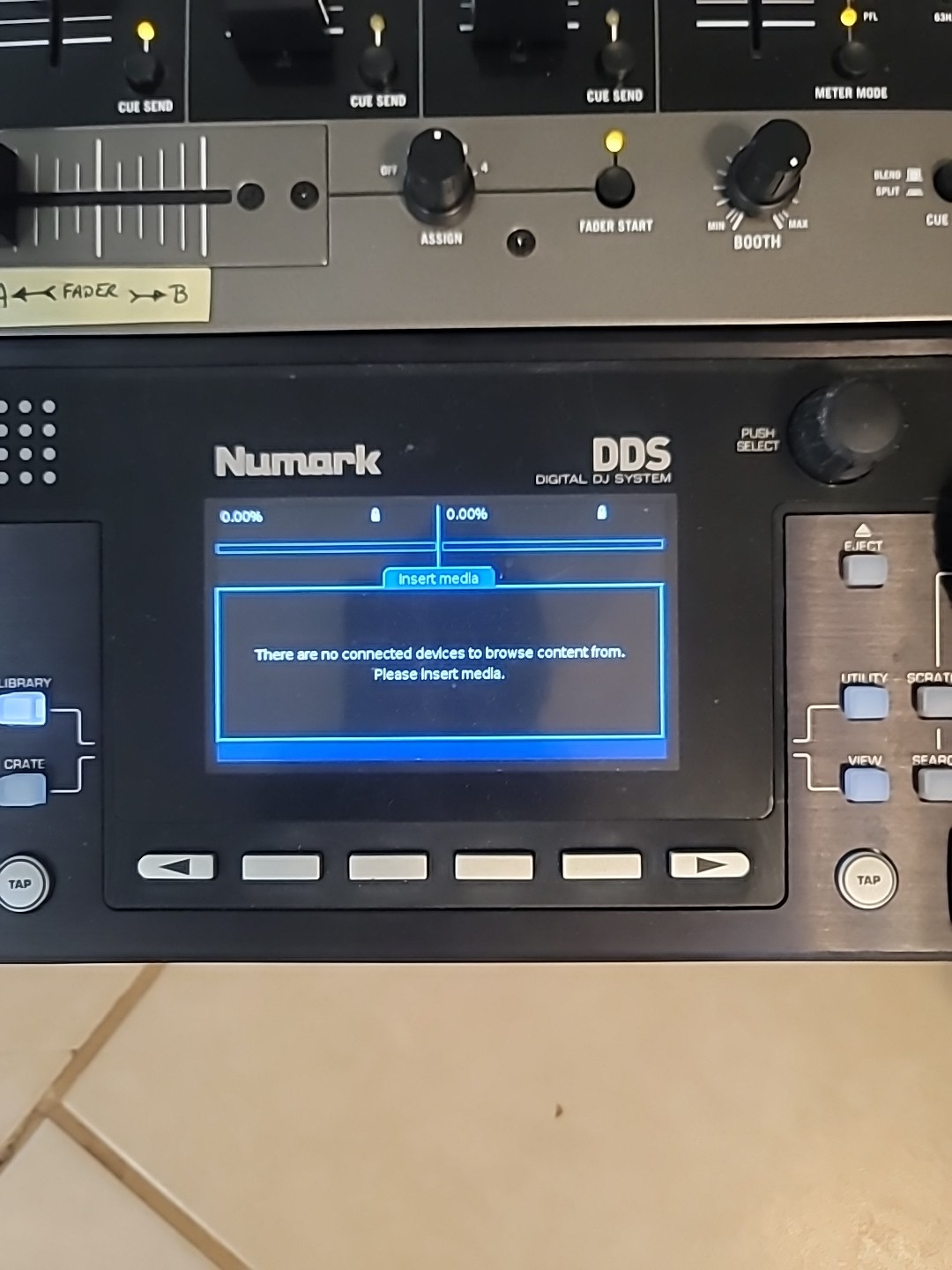 Vintage Numark Professional Dj Mixer C2-DMC 2 Software controller Pro-Case