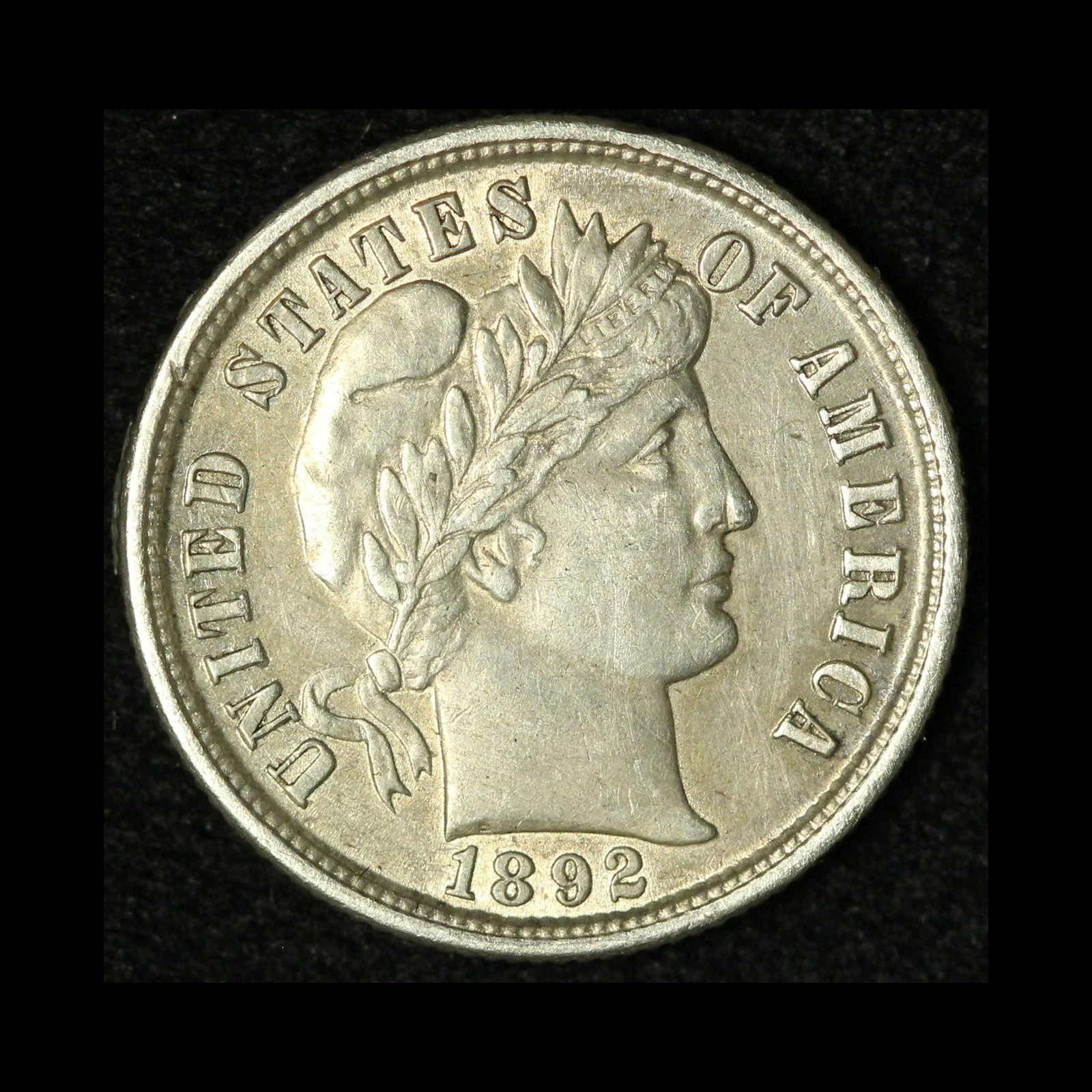 1892 10C Barber Dime - Free Shipping USA