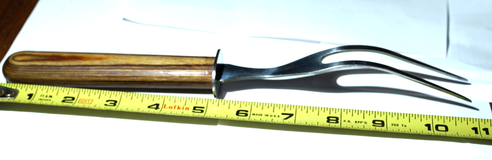 CASE XX Meat Fork Wood Handle U.S.A.