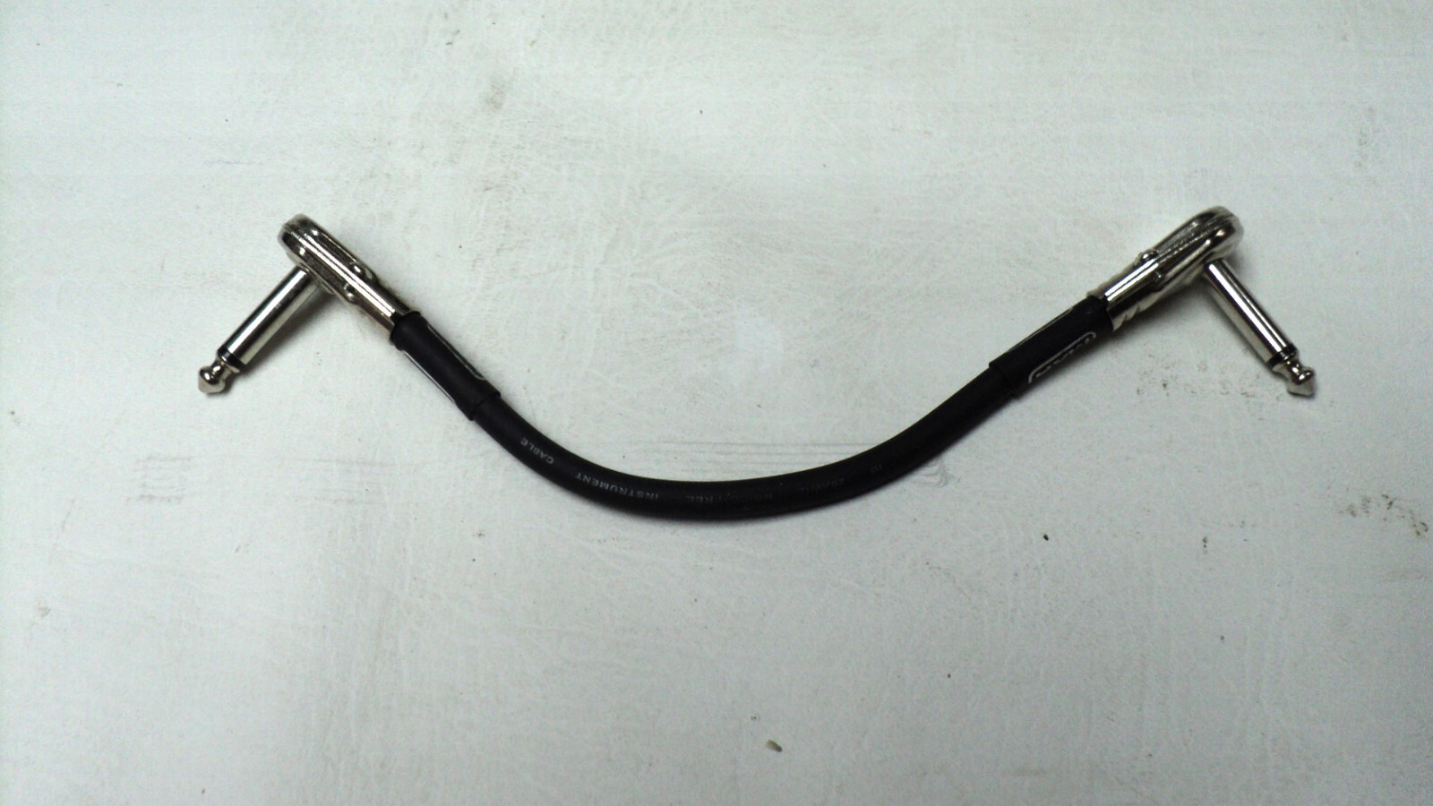 MXR Patch Cable 6 inch (~152mm) 1/4" Angled Flat ( pancake ) ends