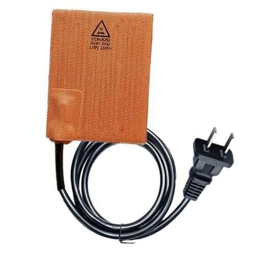 Silicone Engine Heated Pad 100X130mm, 120V Engine Heater Pad, 150W Adhesive