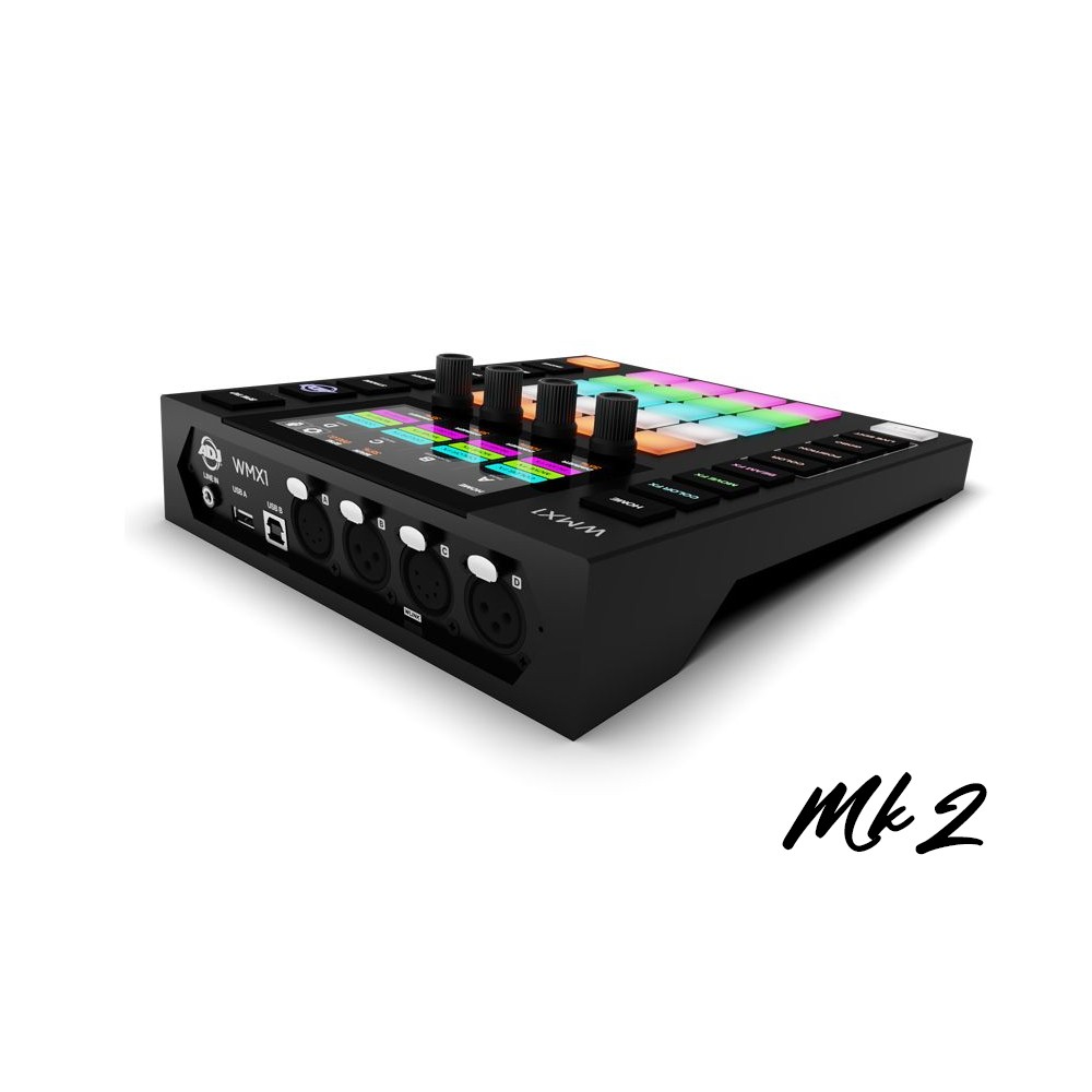 ADJ Wolfmix Mk2 standalone lighting control system w/ Carry Case + Cable Wraps