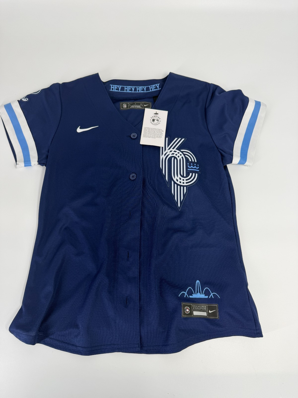 Nike Kansas City Royals City Connect Jersey Womens Size S Small Standard Fit NEW