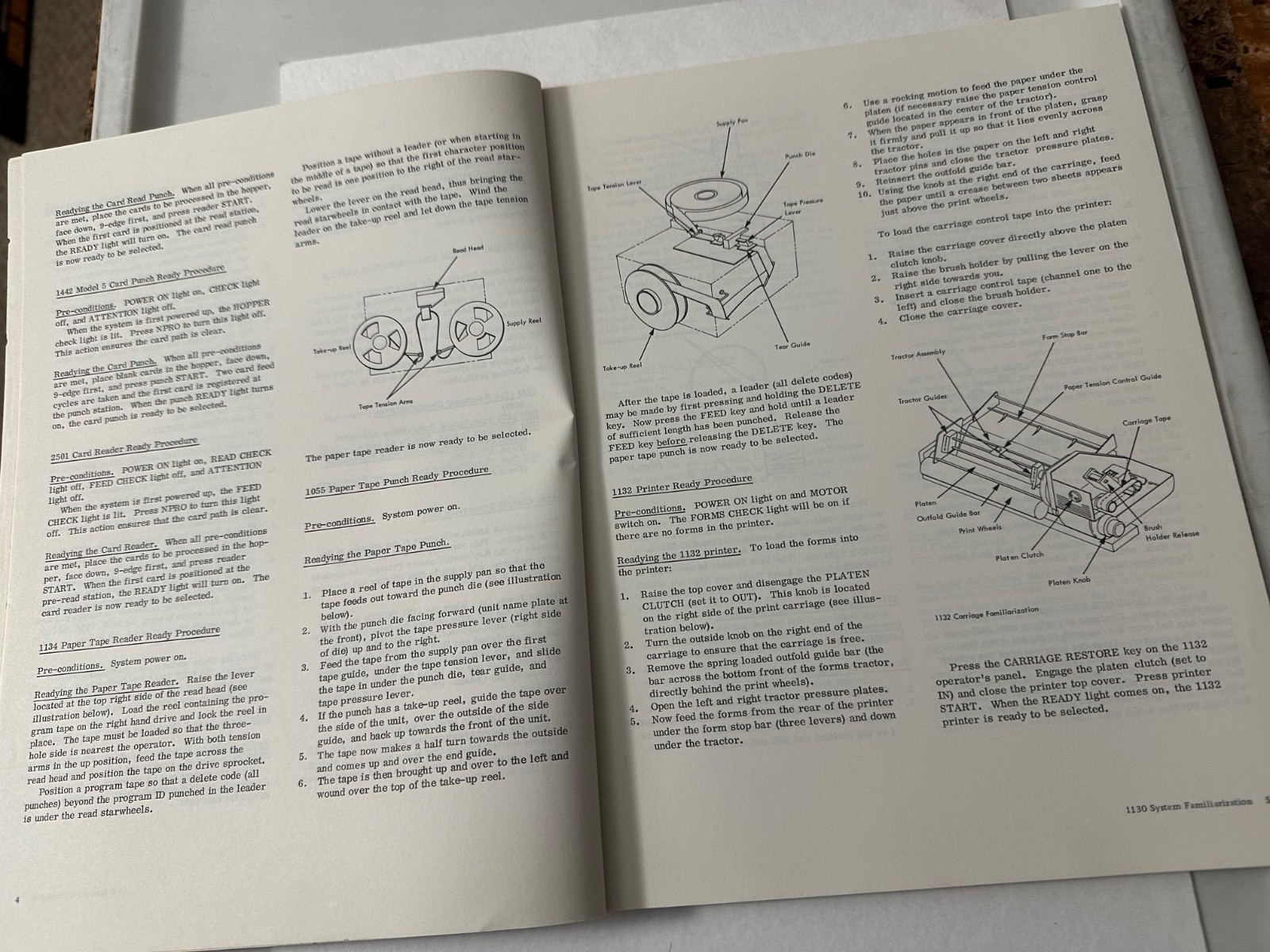 IBM SYSTEMS REFERENCE LIBRARY Original 1130 Disk Mon System USER’S GUIDE- 1968!