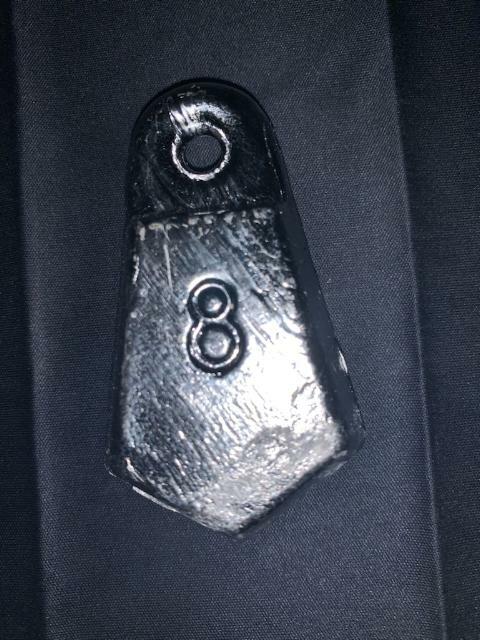 10 Pounds (20) 8oz Flat Bank Sinkers