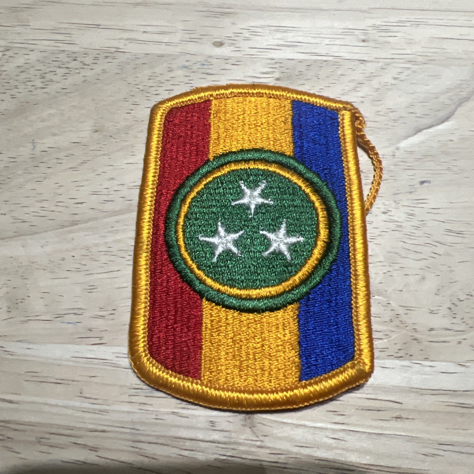 MILITARY PATCH SEW ON COLORED US ARMY 30TH ARMORED BRIGADE