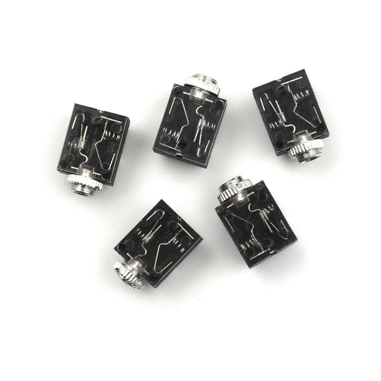 3.5mm Audio Jack Socket PCB Panel Mount For Headphone PCB Mount Stereo Jack A