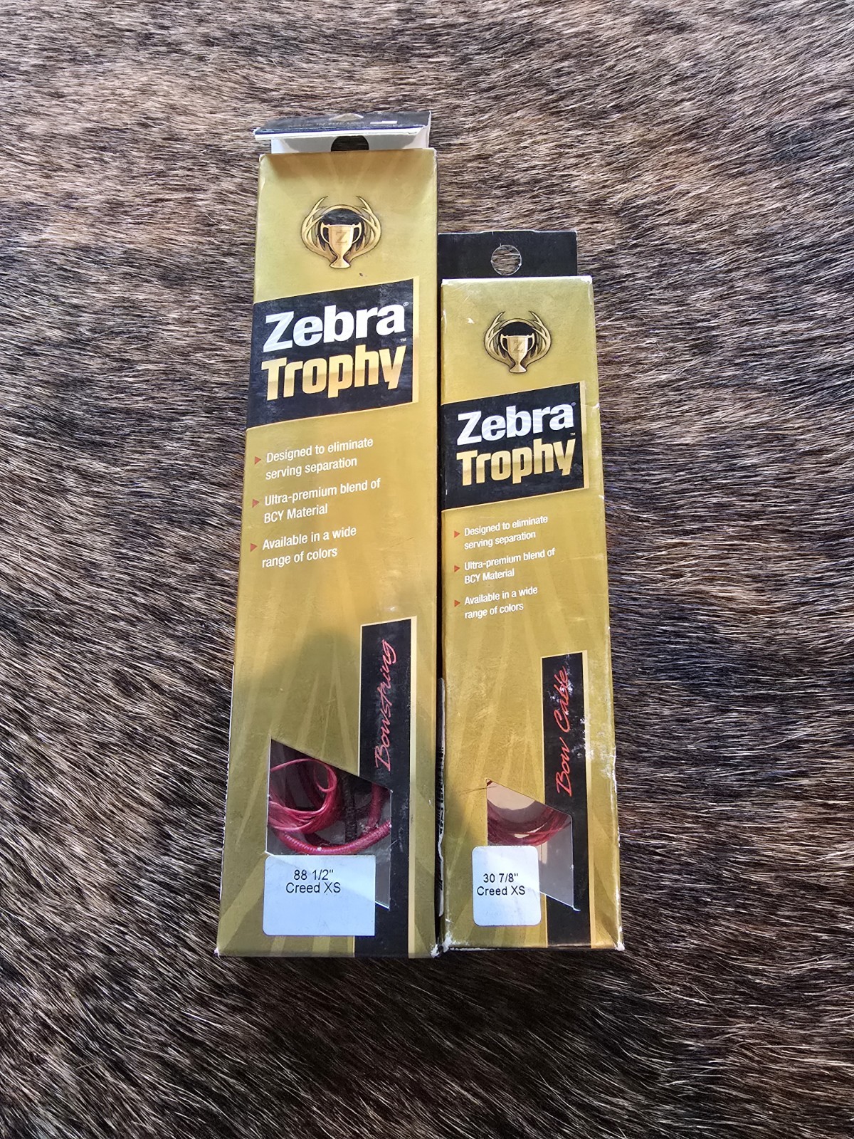 Brand New Mathews Zebra Trophy Creed XS  String And Cable Set Red