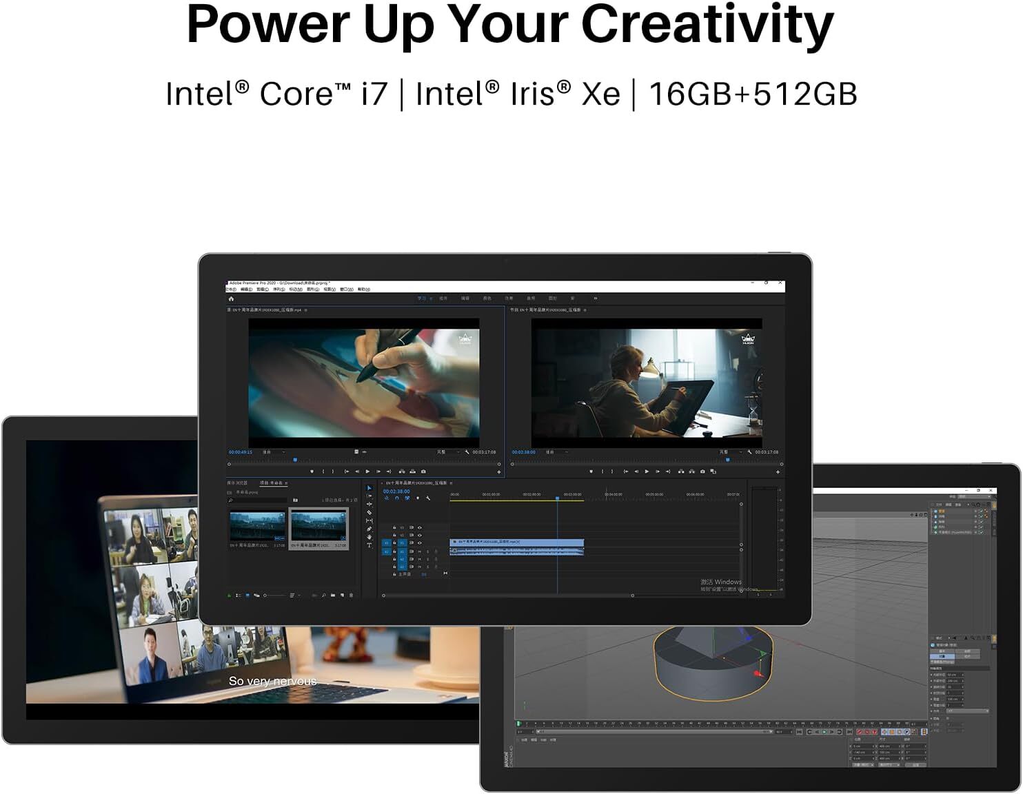 HUION Kamvas Studio 16 Pen Computer 15.8“ Drawing Tablet 2.5K QHD Touch Screen