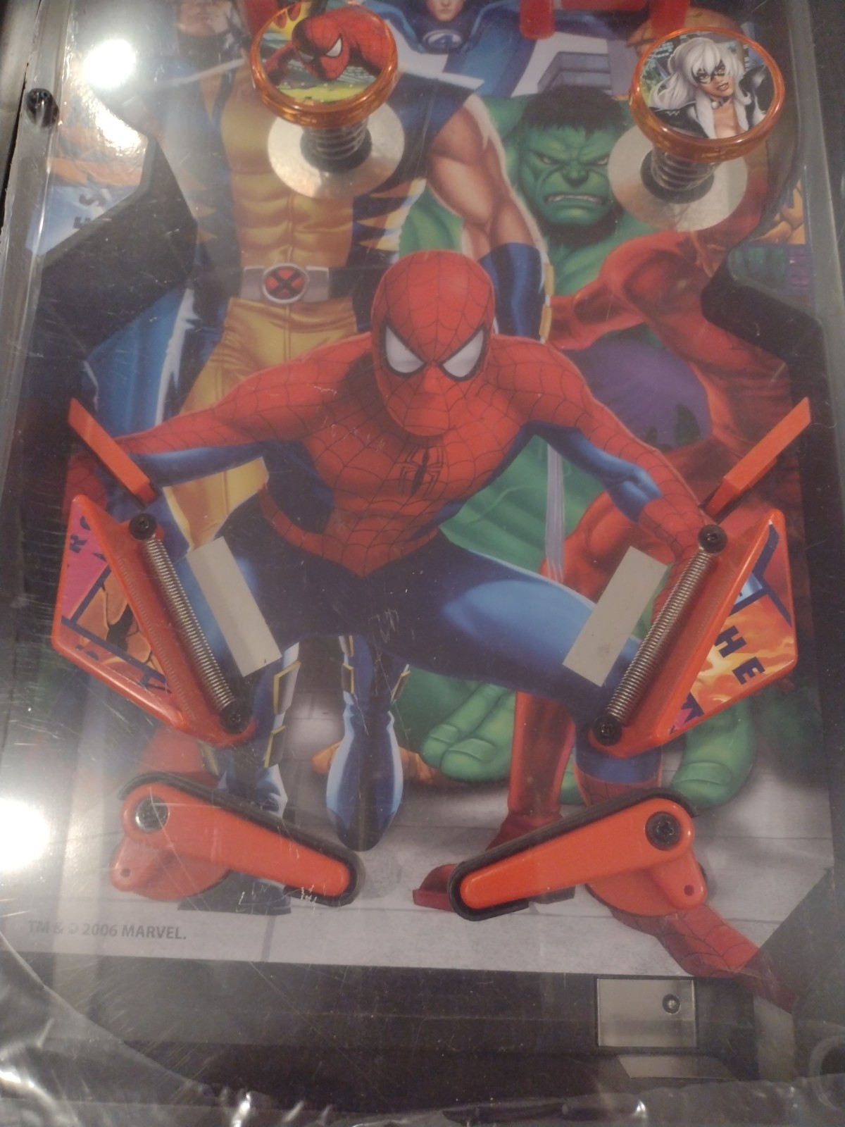 Marvel Heroes Table-Top Mini Pinball Machine 19’’ Play Area New Plexi Works
