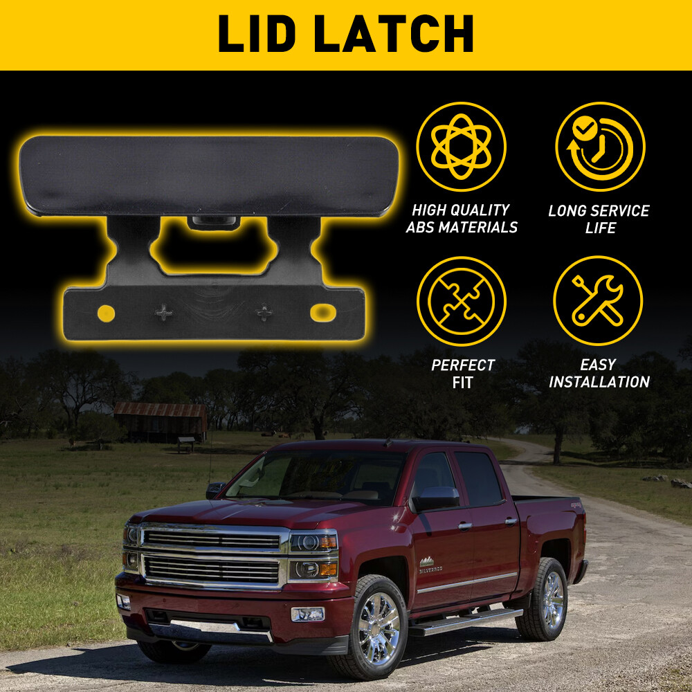Center Console Armrest Latch Lid Fit 2007-2014 Chevrolet Silverado & GMC Sierra