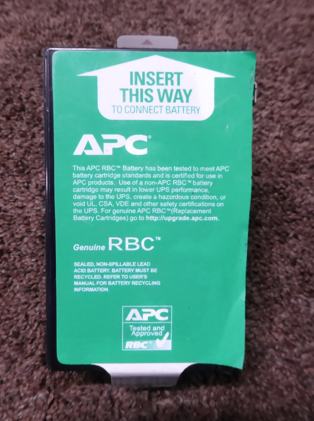 APC 0M-10120E-001 Replacement RBC124 UPS Battery 1PC