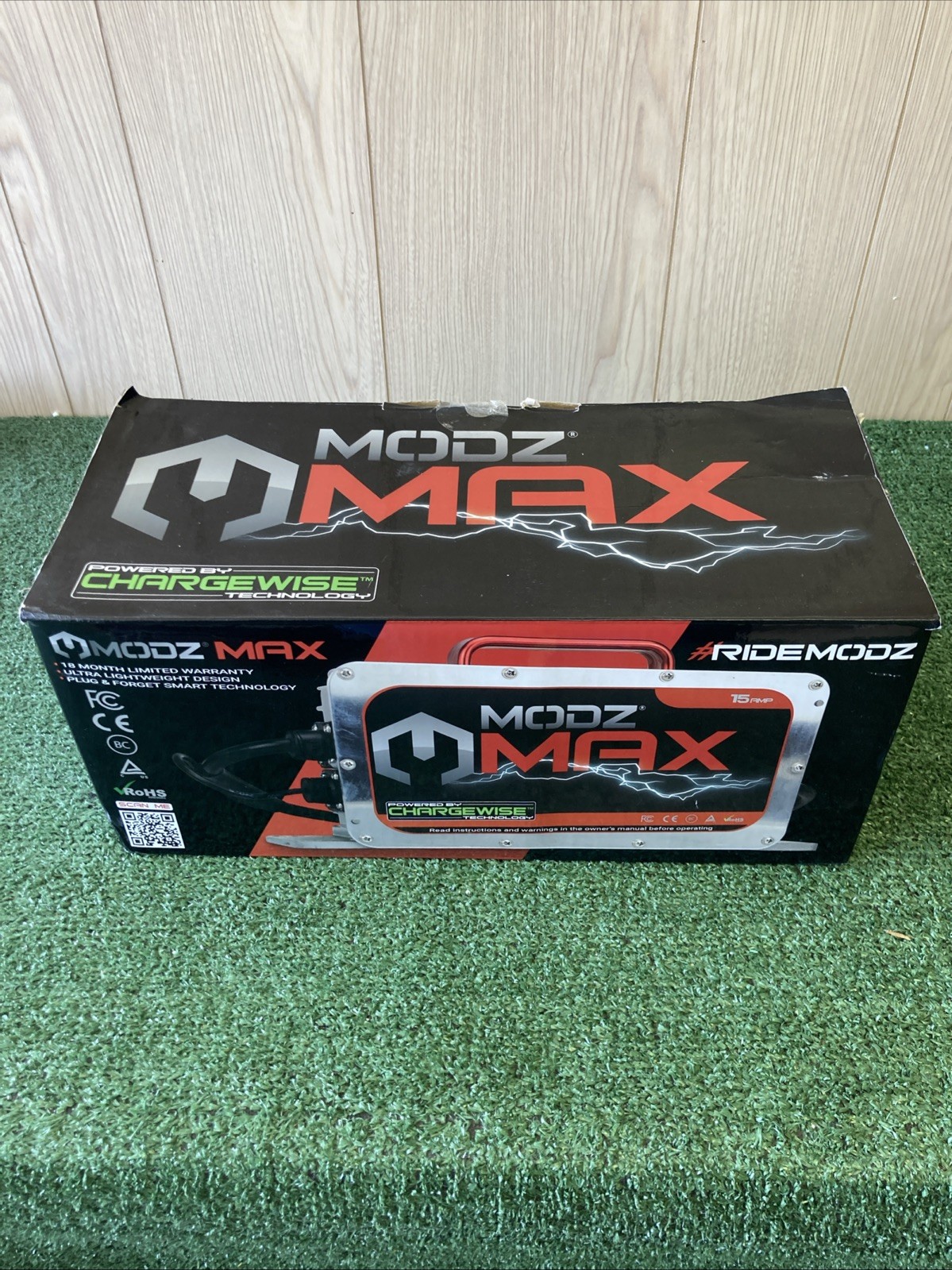 MODZ Max 36 15 AMP EZGO TXT Rapid Battery Charger for 36 Volt (OKEB-04-037)