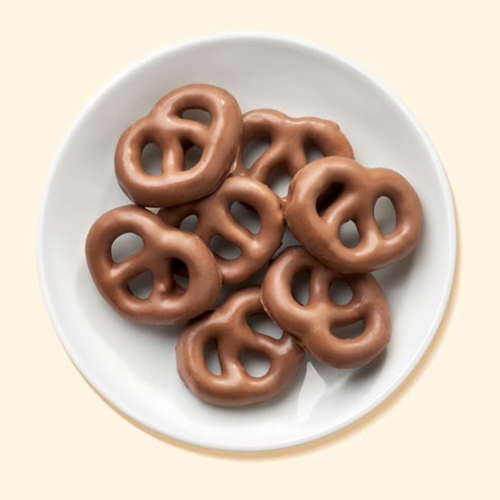 Milk Chocolate Covered Pretzel Twists Snack 15 Pack Pouches Bulk