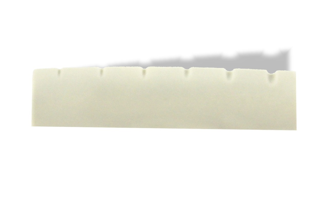 Nut Flat Bottom Composite 1 3/4 44mm White E 12r Slotted 109305WH