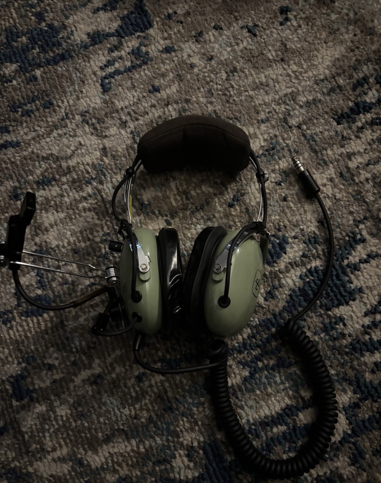 David Clark H10-76 Aviation Pilot Headset Flight Headphones US