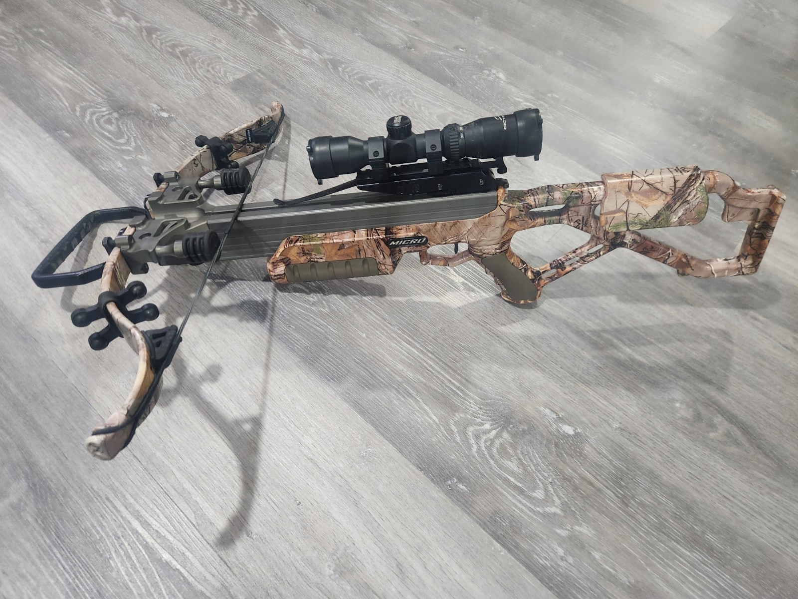 Excalibur Micro Camo Recurve Crossbow/ Scope Case Bolts Broadheads Target + More