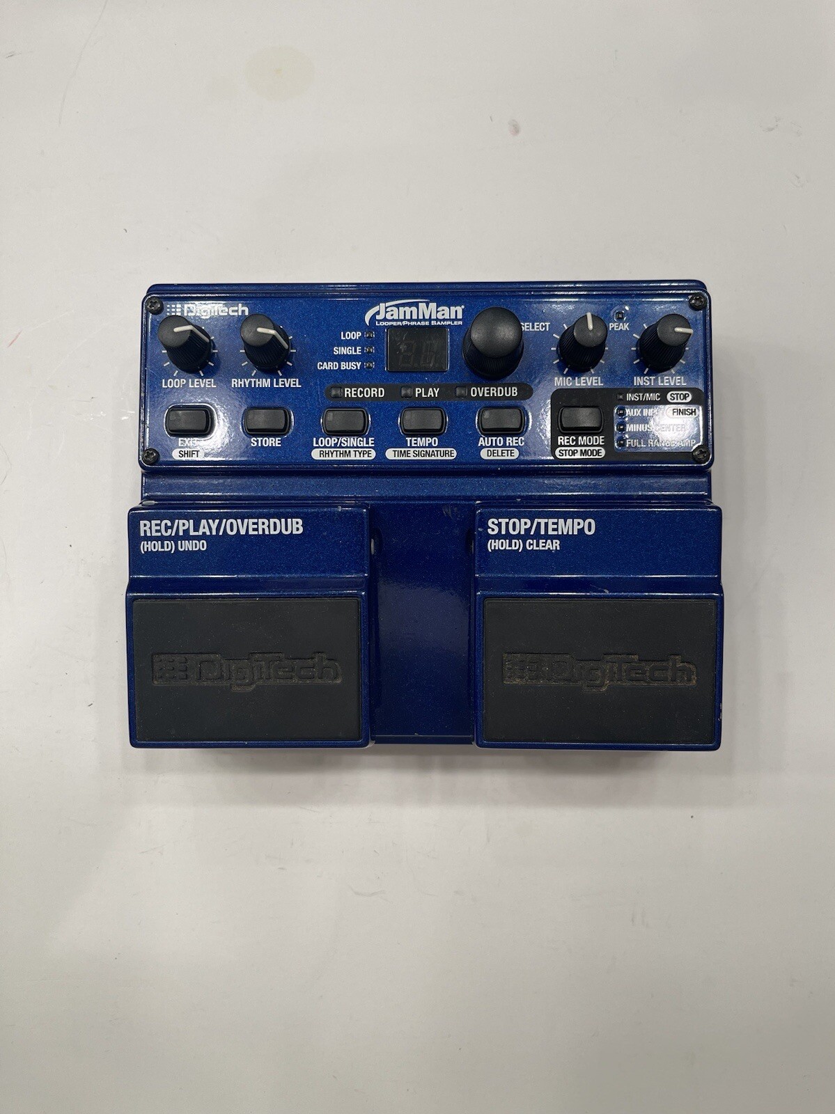 Digitech JML Jamman Looper / Phrase Sampler Guitar Effect Pedal + Power Supply
