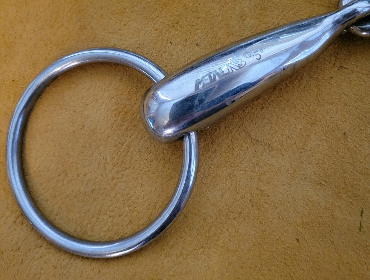 Metalab Single Jointed Loose Ring Snaffle