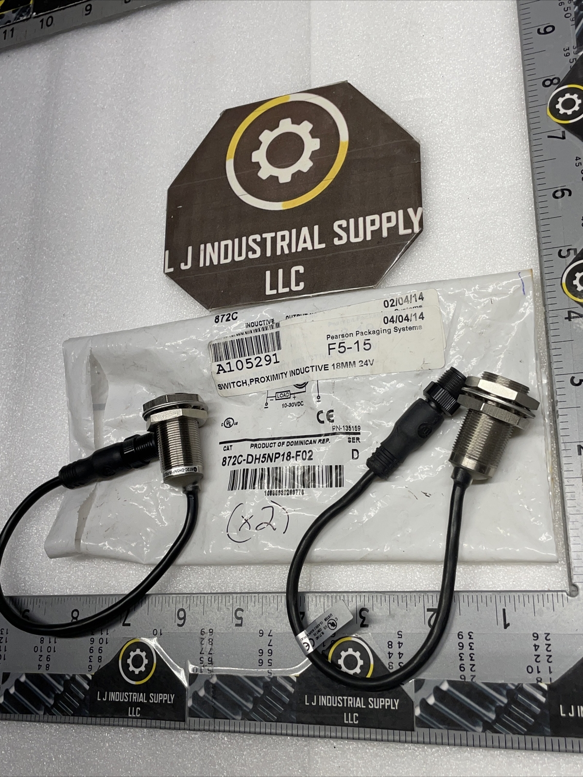 NEW! [LOT OF 2] ALLEN BRADLEY 872C-DH5NP18-F02 Proximity Sensors _FAST SHIPPING!