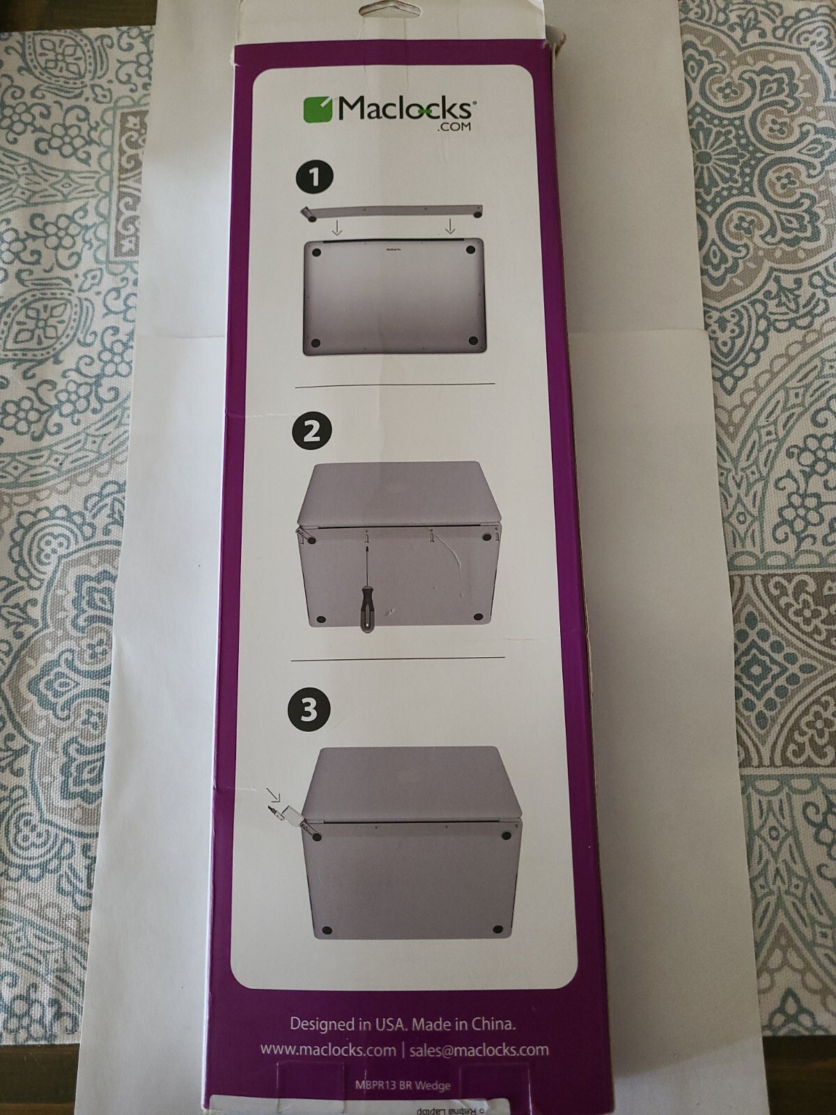 Maclocks Security Lock Bracket for 13" MacBook Pro Retina. Open box, new stock.
