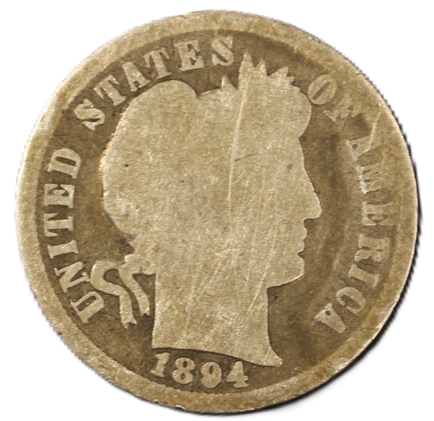 1894 Barber Dime -Choice VG- SMH825