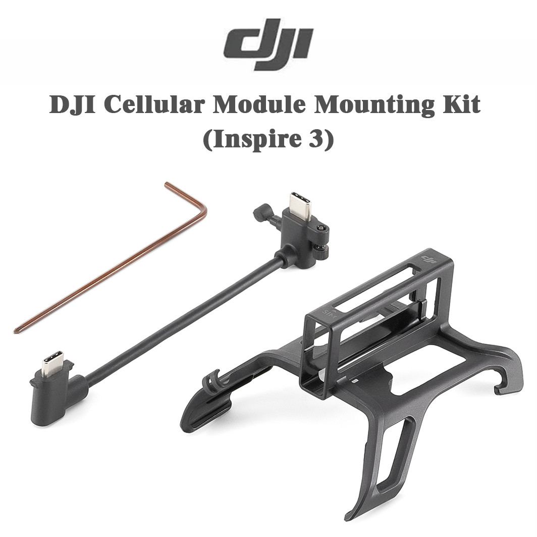Original DJI Inspire 3 Cellular Module Mount Kit –Bracket & Cable Kit for TD-LTE