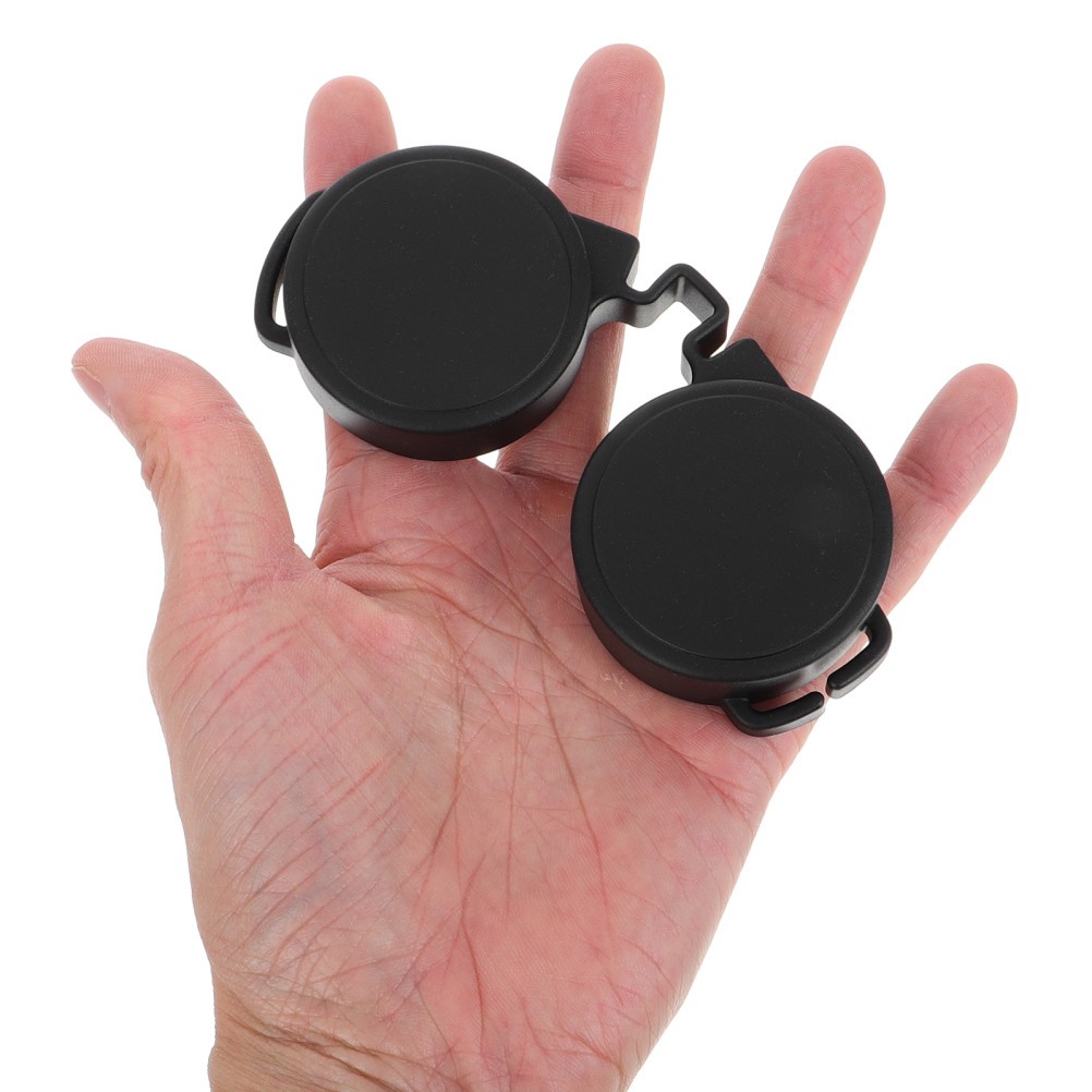 3Pcs Compact Binocular Rubber Lens Covers with Durable Waterproof Protection