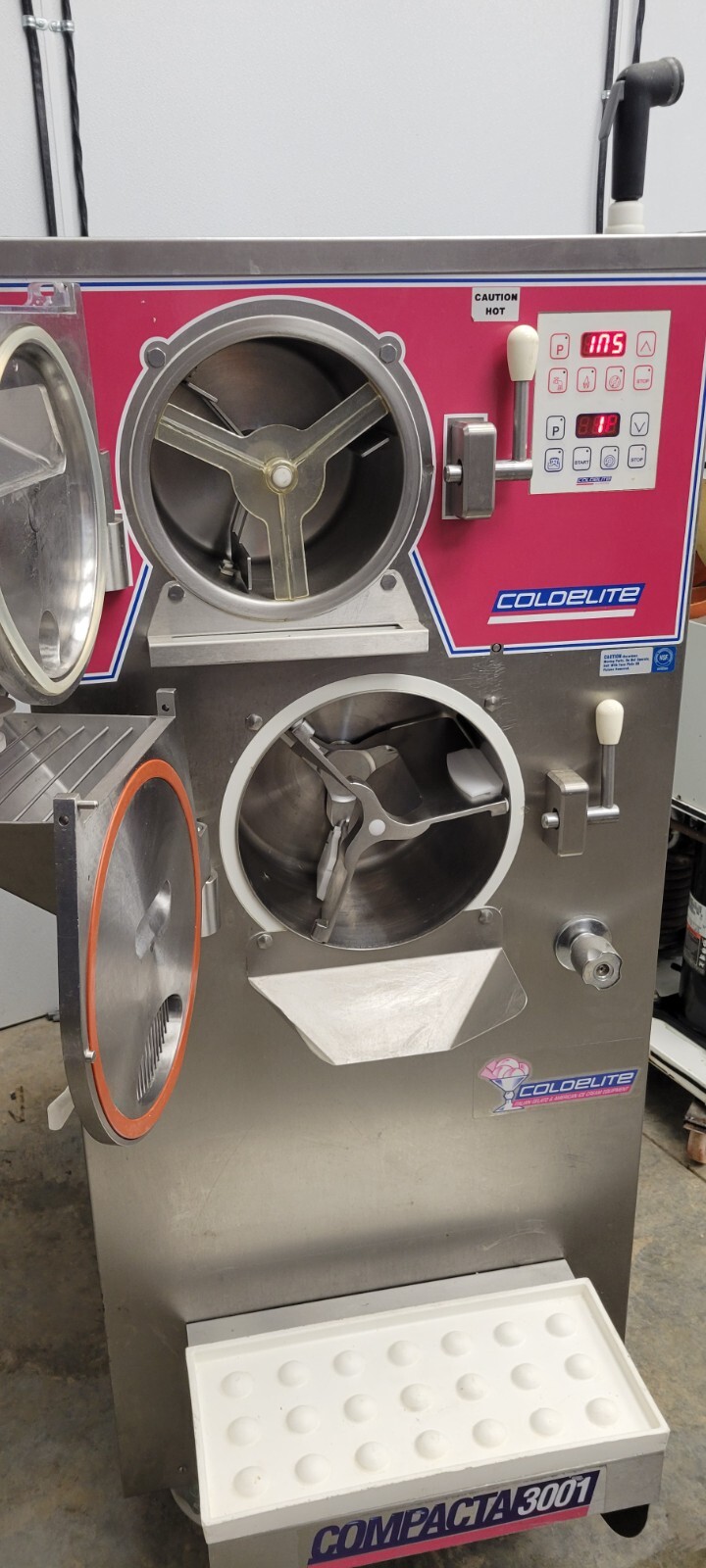 ColdElite Compacta 3001 Combo Gelato & Ice Cream Machine Batch Freezer Dec-2014