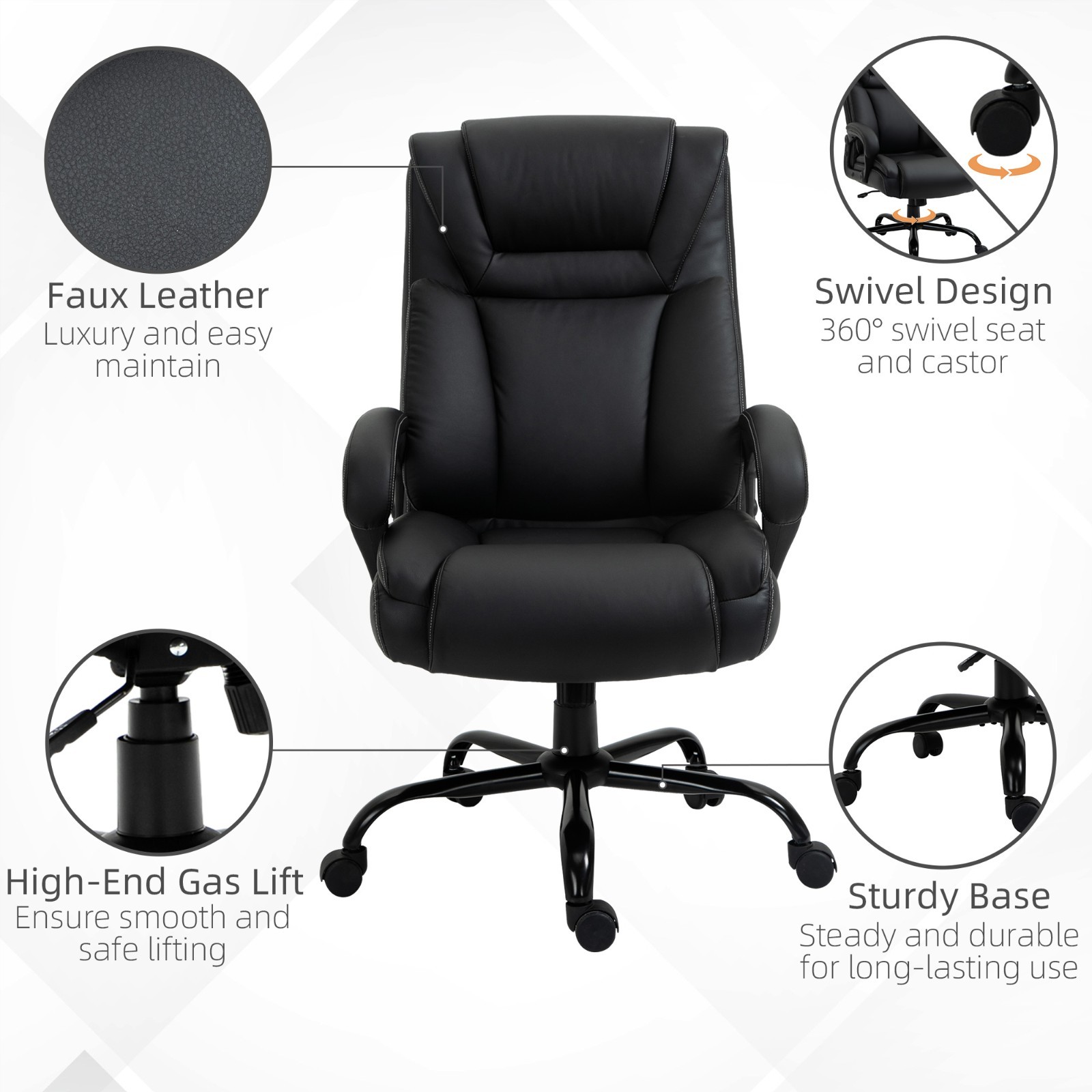 ❄️FREE SHIPPING!❄️Office/Massage/Reclining Chair w/Wheels, Thick Padding, & More