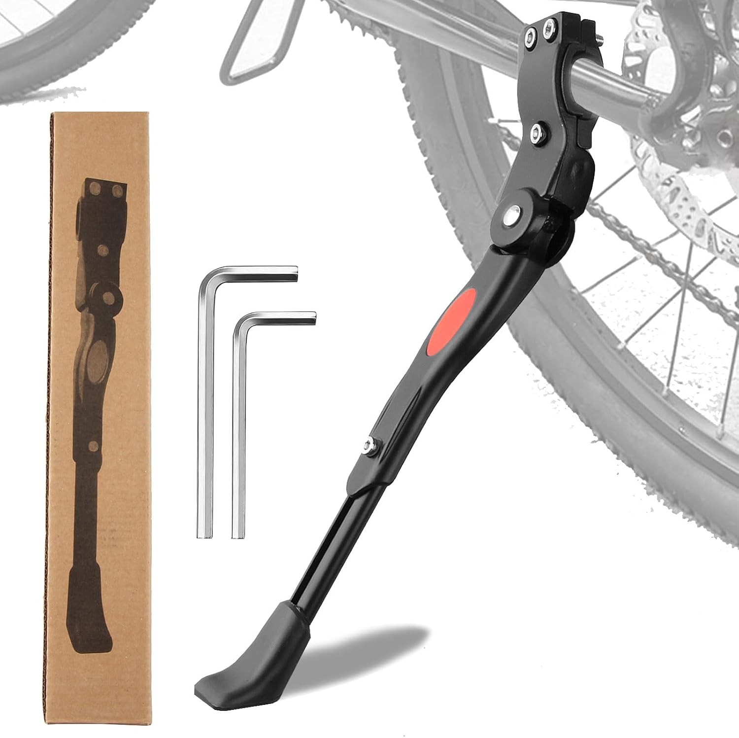 JONMON Adjustable Bike Kickstand 26" Aluminum Alloy MTB Road