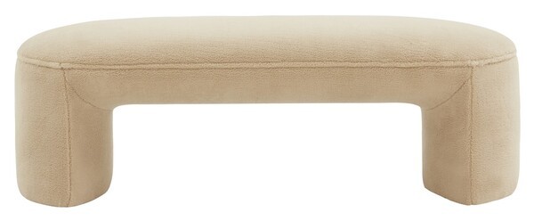Safavieh VIVIE FAUX SHEARLING BENCH, Reduced Price 2172780541 SFV4810B