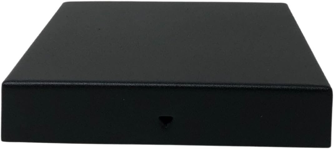 Nuvo Iron PCP25BLK Eazy Flat Pyramid Post Cap, *4 PACK*