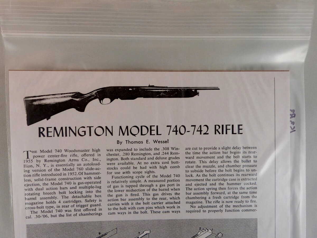 REMINGTON MODEL 740-742 RIFLE BREAK DOWN INSTRUCTION KIT