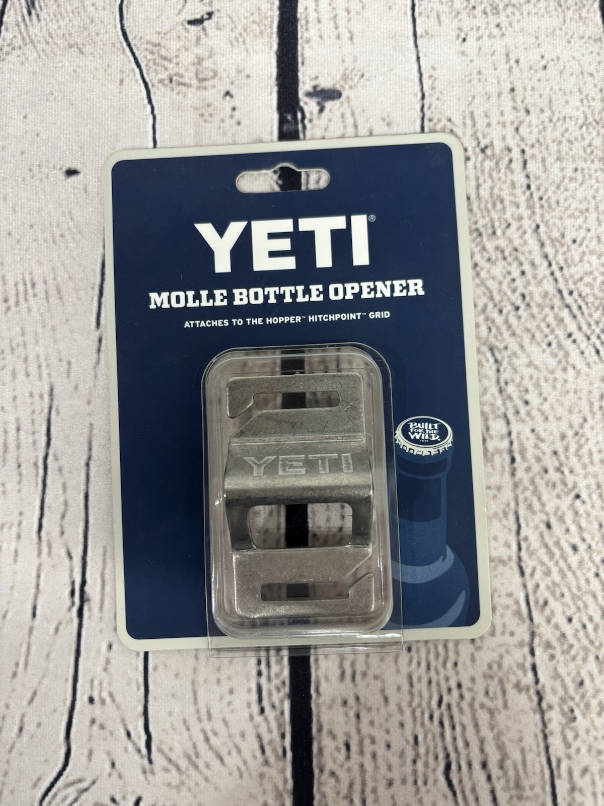 YETI MOLLE Bottle Opener New Sealed Hopper HitchPoint Grid Stainless Steel USA